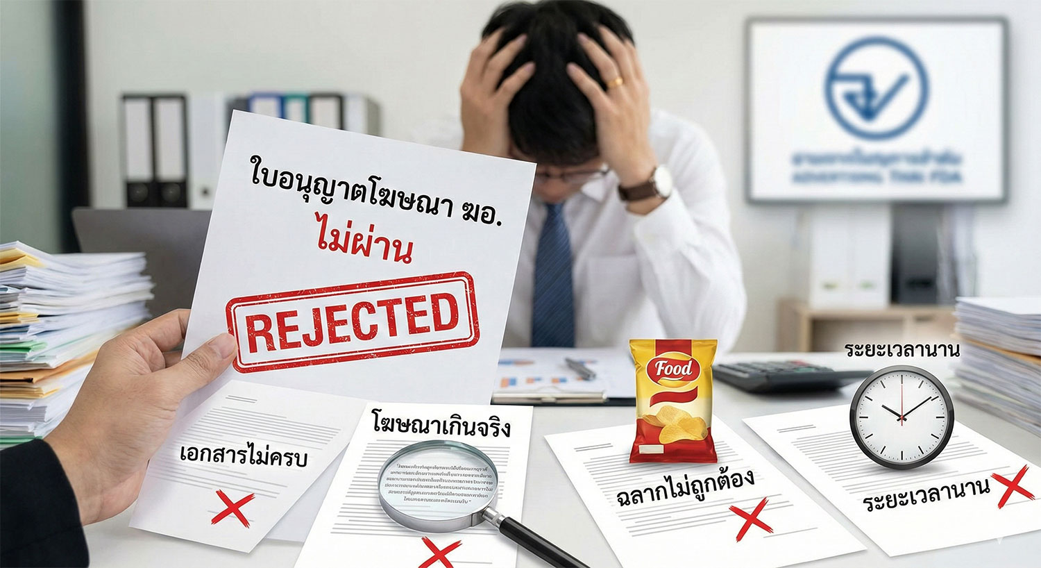 5 ปัญหาที่พบบ่อยในการขอ “ฆอ.” (ใบอนุญาตโฆษณาอาหาร) และวิธีแก้ไขให้ผ่านฉลุย!