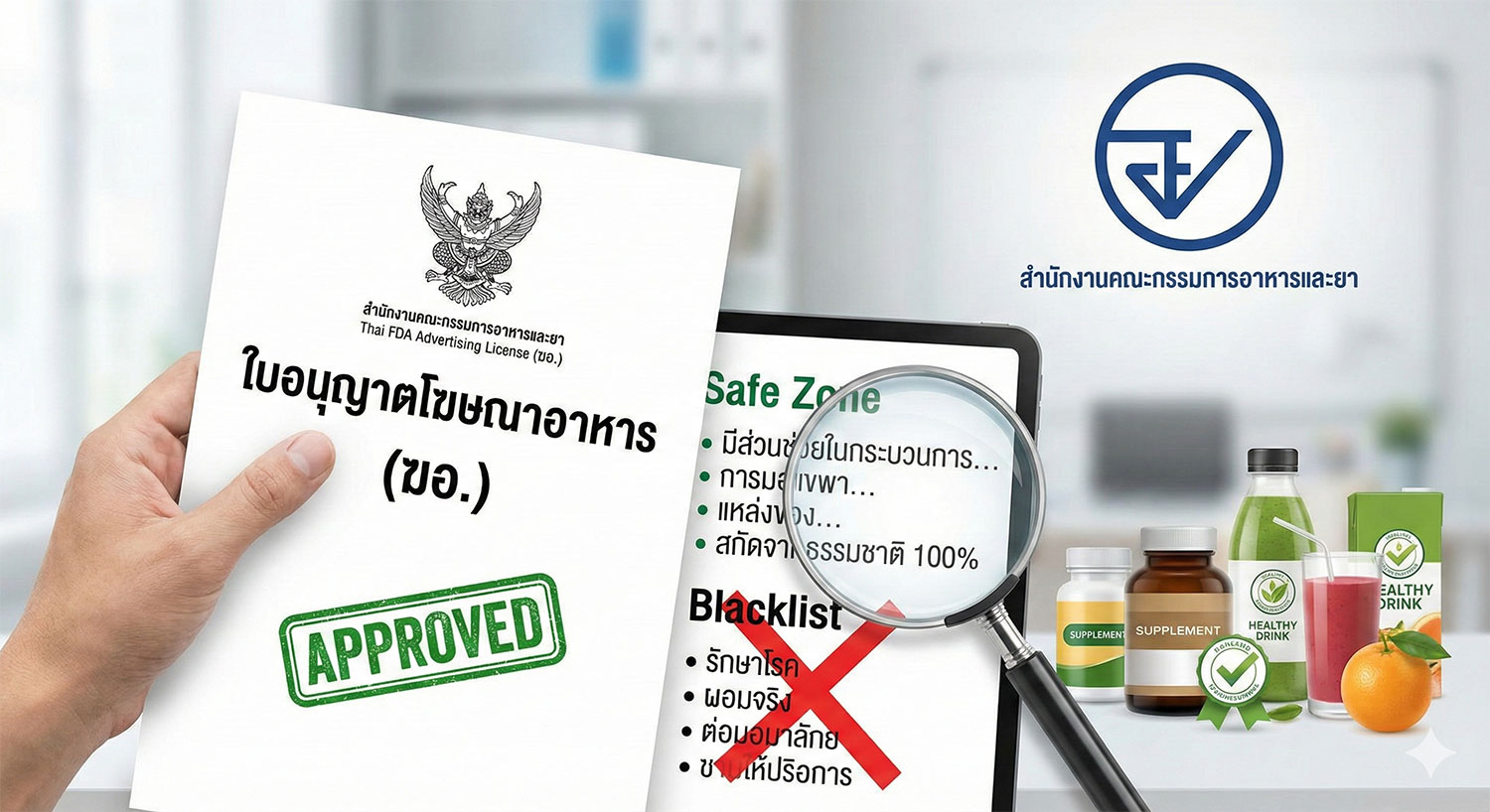 อัพเดท 2026! คำโฆษณายอดฮิต ขอใบอนุญาต ฆอ. อย่างไรให้ผ่านฉลุย (ฉบับมือโปร)