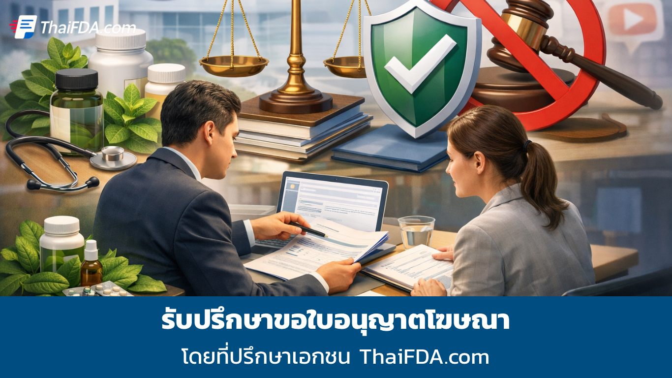 รับปรึกษาขอใบอนุญาตโฆษณา